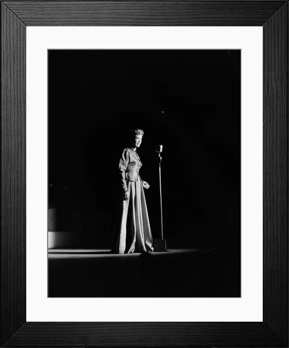 Framed Print : Portrait of June Christy, 1947 or 1948. Creator: William Paul Gottlieb Framed Print : Portrait of June Christy, 1947 or 1948. Creator: William Paul Gottlieb