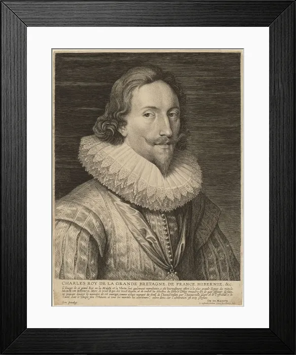 Framed Print : Charles I, King of England. Creator: Lucas Vorsterman Framed Print : Charles I, King of England. Creator: Lucas Vorsterman
