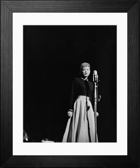 Framed Print : Portrait of June Christy, 1947 or 1948. Creator: William Paul Gottlieb Framed Print : Portrait of June Christy, 1947 or 1948. Creator: William Paul Gottlieb