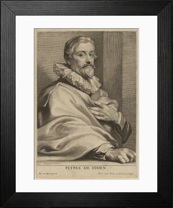 Framed Print : Pieter de Jode the Elder, probably 1626 / 1641. Creator: Lucas Vorsterman Framed Print : Pieter de Jode the Elder, probably 1626 / 1641. Creator: Lucas Vorsterman