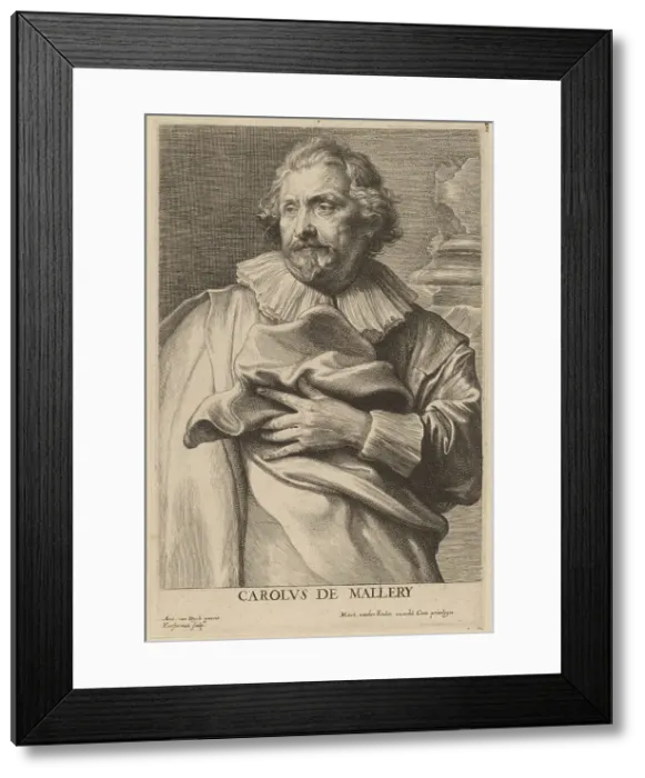 Framed Print : Karel de Mallery, probably 1626 / 1641. Creator: Lucas Vorsterman Framed Print : Karel de Mallery, probably 1626 / 1641. Creator: Lucas Vorsterman