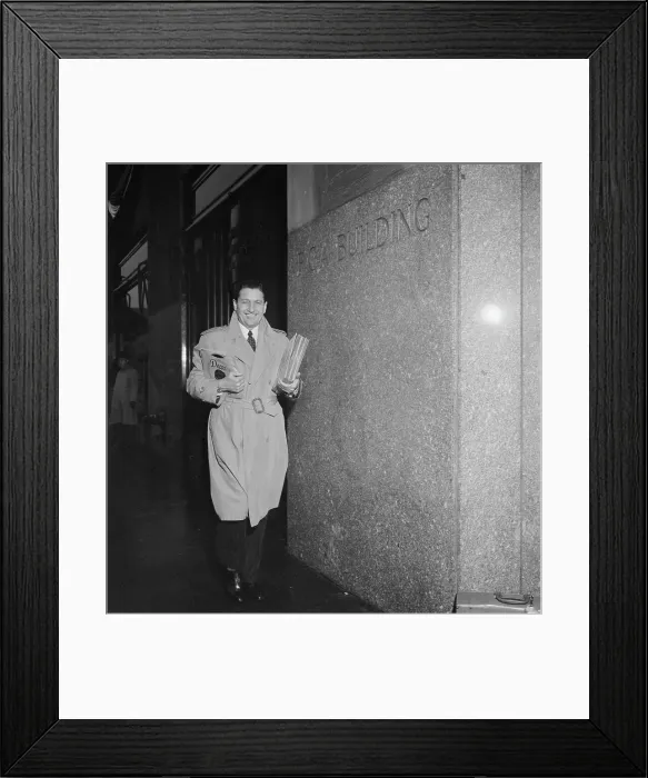 Framed Print : Portrait of Lawrence Welk, PGA Building, New York, N.Y. 1946. Creator: William Paul Gottlieb Framed Print : Portrait of Lawrence Welk, PGA Building, New York, N.Y. 1946. Creator: William Paul Gottlieb
