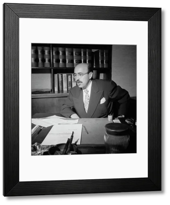 Framed Print : Portrait of Chubby Goldfarb, ca. July 1947. Creator: William Paul Gottlieb Framed Print : Portrait of Chubby Goldfarb, ca. July 1947. Creator: William Paul Gottlieb