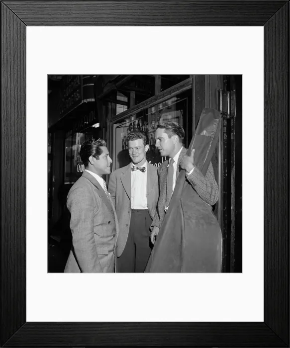 Framed Print : Portrait of Bob Haggart, Charlie's Tavern, New York, N.Y. 1946. Creator: William Paul Gottlieb Framed Print : Portrait of Bob Haggart, Charlie's Tavern, New York, N.Y. 1946. Creator: William Paul Gottlieb