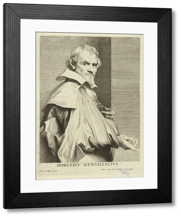 Framed Print : Orazio Gentileschi, probably 1626 / 1641. Creator: Lucas Vorsterman Framed Print : Orazio Gentileschi, probably 1626 / 1641. Creator: Lucas Vorsterman