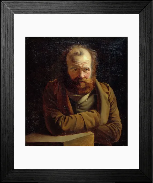Framed Print : Portrait thought to be Pierre-Joseph Proudhon (1809-1865), economist, philosopher... c1849-1865. Creator: Unknown Framed Print : Portrait thought to be Pierre-Joseph Proudhon (1809-1865), economist, philosopher... c1849-1865. Creator: Unknown