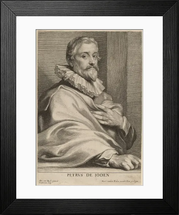 Framed Print : Pieter de Jode the Elder, probably 1626 / 1641. Creator: Lucas Vorsterman Framed Print : Pieter de Jode the Elder, probably 1626 / 1641. Creator: Lucas Vorsterman