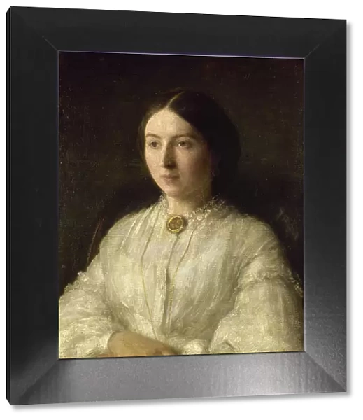 Portrait de Mme Edwin Edwards, between 1861 and 1864. Creator: Henri Fantin-Latour