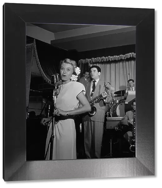 Portrait of June Christy, Georgie Auld, and Red Rodney, Club Troubadour, N.Y. ca. Sept. 1947. Creator: William Paul Gottlieb