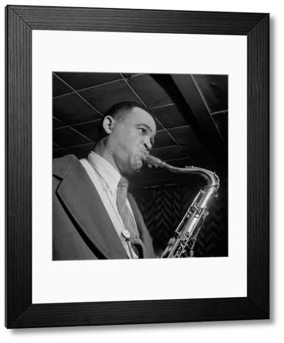 Framed Print : Portrait of Arnett Cobb, Downbeat, New York, N.Y. 1946. Creator: William Paul Gottlieb Framed Print : Portrait of Arnett Cobb, Downbeat, New York, N.Y. 1946. Creator: William Paul Gottlieb