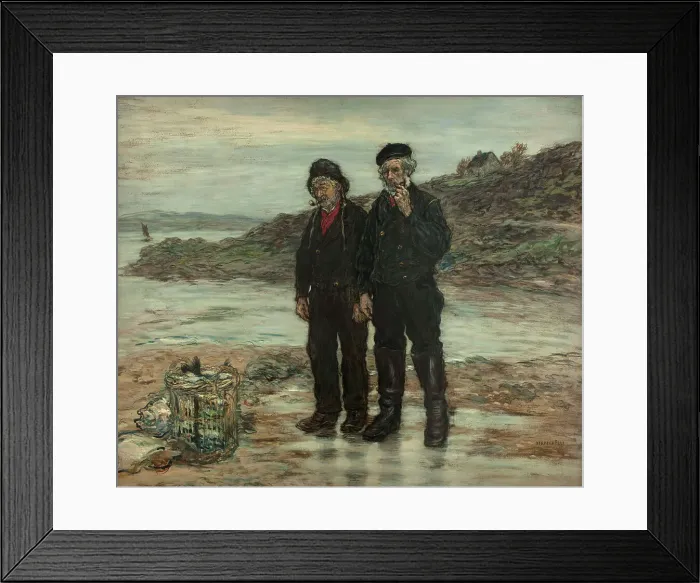 Framed Print : Pêcheurs d'Ecosse, between 1893 and 1895. Creator: Jean-François Raffaëlli Framed Print : Pêcheurs d'Ecosse, between 1893 and 1895. Creator: Jean-François Raffaëlli