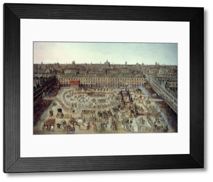 Framed Print : The Story of the Knights of Glory, grand carrousel given from April 5 to 7, 1612, on occasion... Creator: Unknown. The Story of the Knights of Glory, grand carrousel given from April 5 to 7, 1612, on occasion... Creator: Unknown Framed Print : The Story of the Knights of Glory, grand carrousel given from April 5 to 7, 1612, on occasion... Creator: Unknown. The Story of the Knights of Glory, grand carrousel given from April 5 to 7, 1612, on occasion... Creator: Unknown