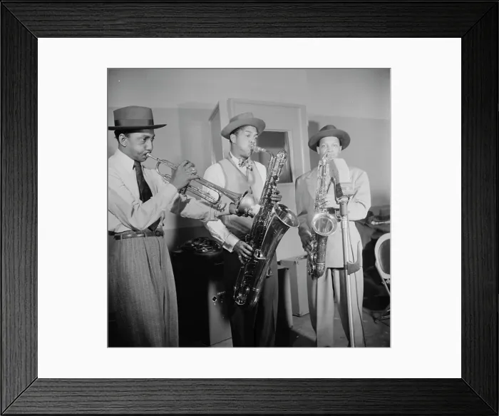 Framed Print : Portrait of Illinois Jacquet, New York, N.Y. ca. May 1947. Creator: William Paul Gottlieb Framed Print : Portrait of Illinois Jacquet, New York, N.Y. ca. May 1947. Creator: William Paul Gottlieb