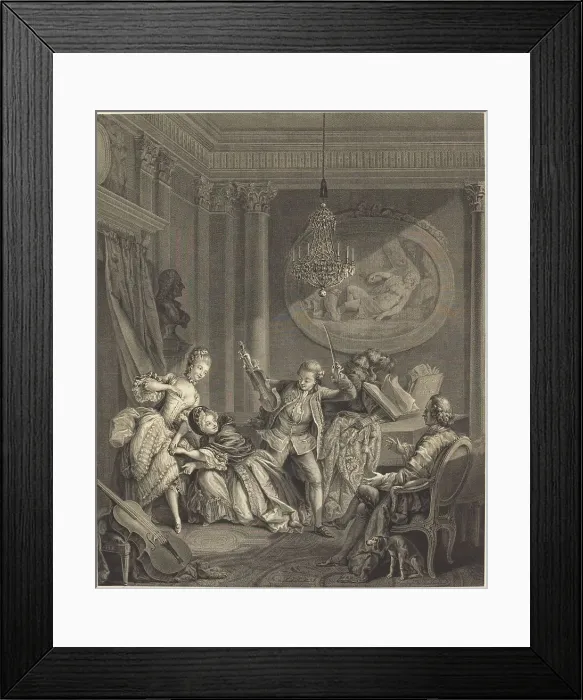 Framed Print : Le chemin de la fortune, 1778. The Road to Fortune. Creator: Nicolas-Joseph Voyez Framed Print : Le chemin de la fortune, 1778. The Road to Fortune. Creator: Nicolas-Joseph Voyez