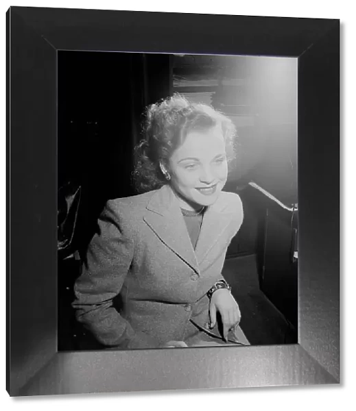 Portrait of Eve Young, ca. Jan. 1947. Creator: William Paul Gottlieb