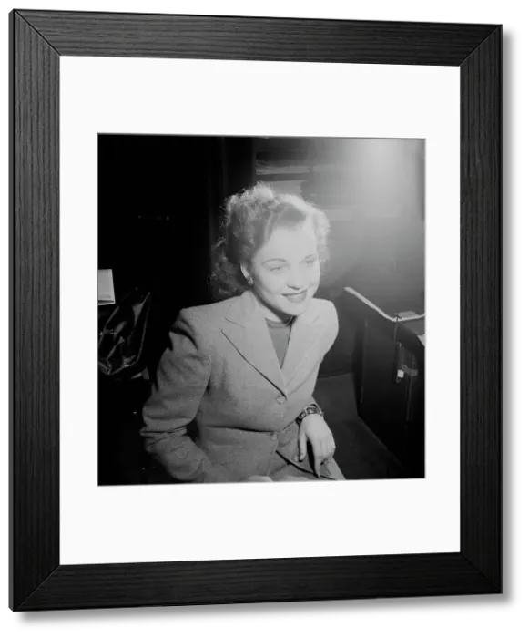 Framed Print : Portrait of Eve Young, ca. Jan. 1947. Creator: William Paul Gottlieb Framed Print : Portrait of Eve Young, ca. Jan. 1947. Creator: William Paul Gottlieb