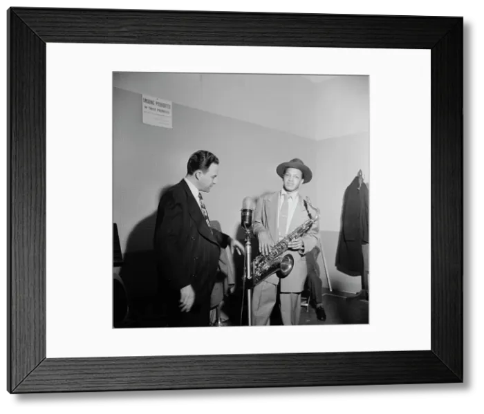 Framed Print : Portrait of Illinois Jacquet, New York, N.Y. ca. May 1947. Creator: William Paul Gottlieb Framed Print : Portrait of Illinois Jacquet, New York, N.Y. ca. May 1947. Creator: William Paul Gottlieb