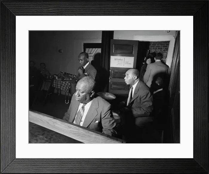 Framed Print : Portrait of James P. (James Price) Johnson, Fess...Gottlieb's office party, Jamaica, Queens, NY, 194 Creator: William Paul Gottlieb Framed Print : Portrait of James P. (James Price) Johnson, Fess...Gottlieb's office party, Jamaica, Queens, NY, 194 Creator: William Paul Gottlieb