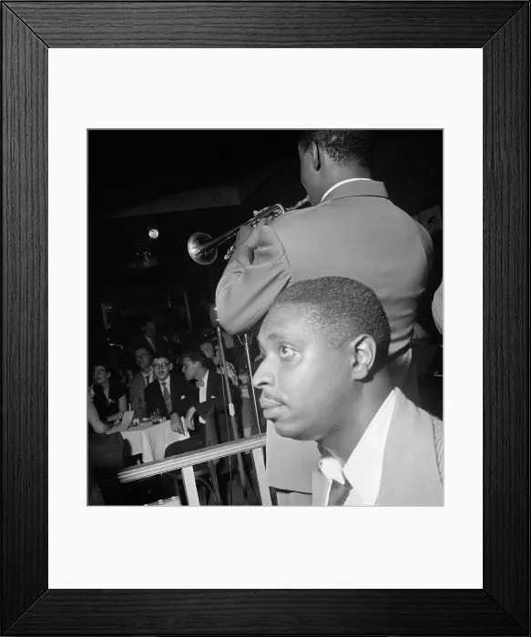 Framed Print : Portrait of Jimmy Jones and Joe Thomas(?), Pied Piper, New York, N.Y. ca. Sept. 1947. Creator: William Paul Gottlieb Framed Print : Portrait of Jimmy Jones and Joe Thomas(?), Pied Piper, New York, N.Y. ca. Sept. 1947. Creator: William Paul Gottlieb