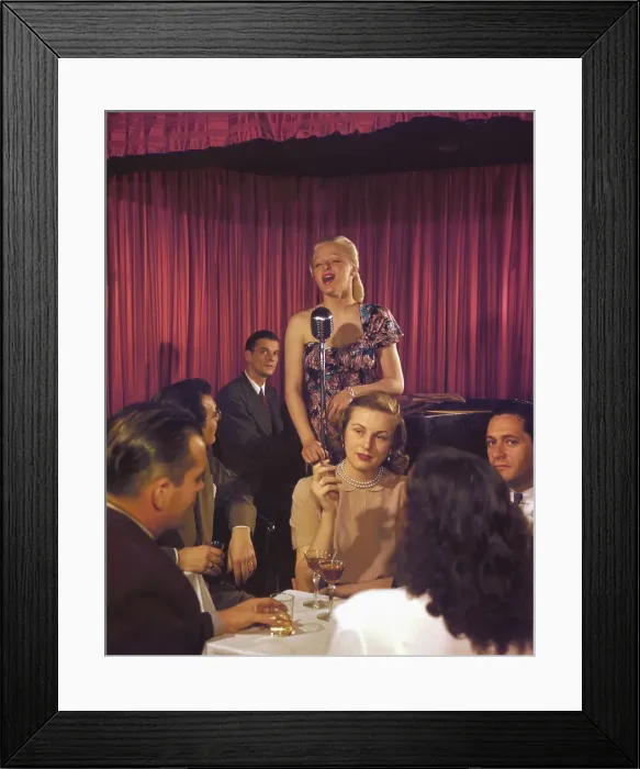 Framed Print : 52nd Street, New York, N.Y. ca. 1948. Creator: William Paul Gottlieb Framed Print : 52nd Street, New York, N.Y. ca. 1948. Creator: William Paul Gottlieb