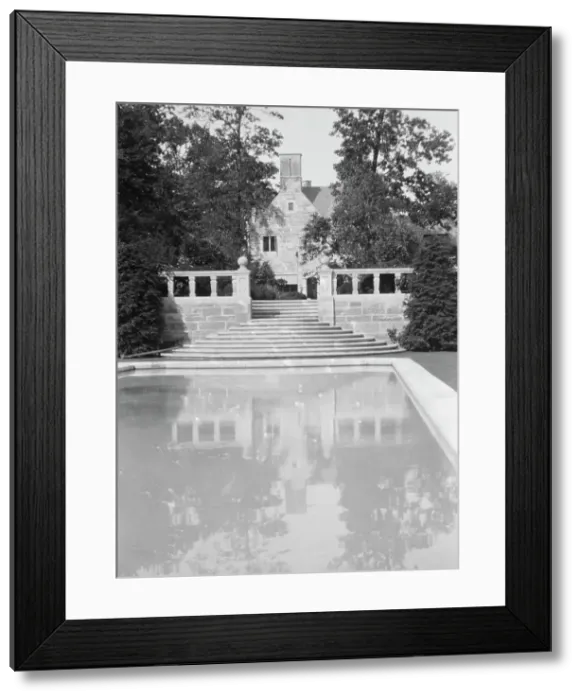 Framed Print : Savage, Samuel A. Mrs. residence and garden, 1929 June 3. Creator: Arnold Genthe Framed Print : Savage, Samuel A. Mrs. residence and garden, 1929 June 3. Creator: Arnold Genthe