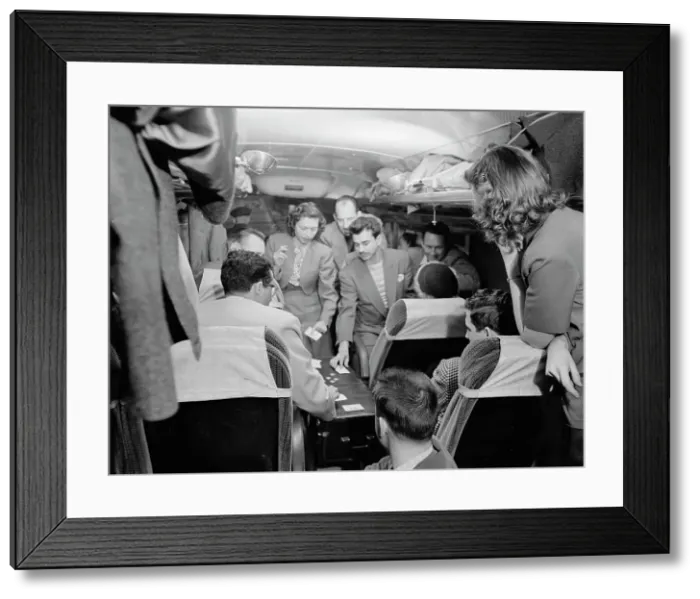 Framed Print : Portrait of Pete Rugolo and Bob Gioga, 1947 or 1948. Creator: William Paul Gottlieb Framed Print : Portrait of Pete Rugolo and Bob Gioga, 1947 or 1948. Creator: William Paul Gottlieb