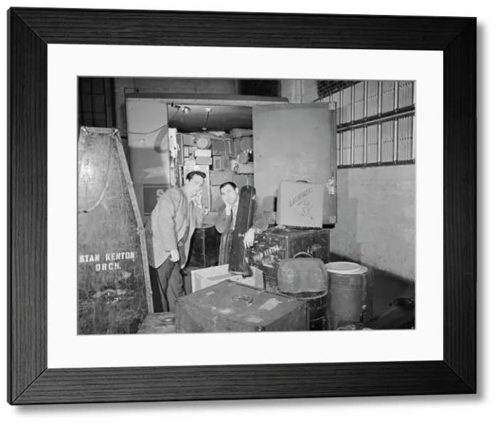 Framed Print : Stan Kenton Orchestra, 1947 or 1948. Creator: William Paul Gottlieb Framed Print : Stan Kenton Orchestra, 1947 or 1948. Creator: William Paul Gottlieb
