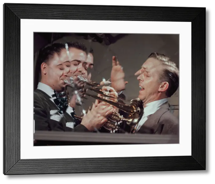 Framed Print : Portrait of Stan Kenton and Buddy Childers, Richmond, Va. 1947 or 1948. Creator: William Paul Gottlieb Framed Print : Portrait of Stan Kenton and Buddy Childers, Richmond, Va. 1947 or 1948. Creator: William Paul Gottlieb