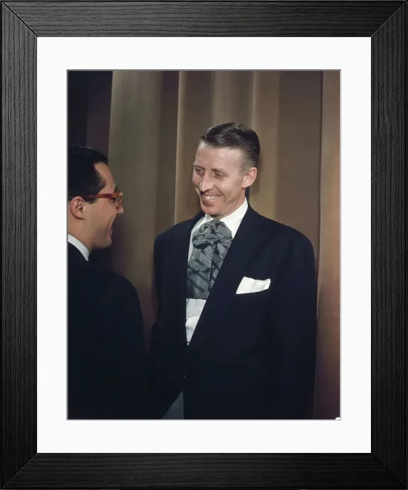 Framed Print : Portrait of Stan Kenton and Pete Rugolo, 1947 or 1948. Creator: William Paul Gottlieb Framed Print : Portrait of Stan Kenton and Pete Rugolo, 1947 or 1948. Creator: William Paul Gottlieb