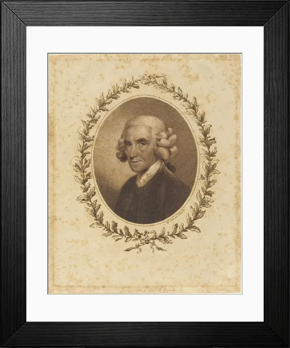 Framed Print : James Nares. Creator: William Ward Framed Print : James Nares. Creator: William Ward