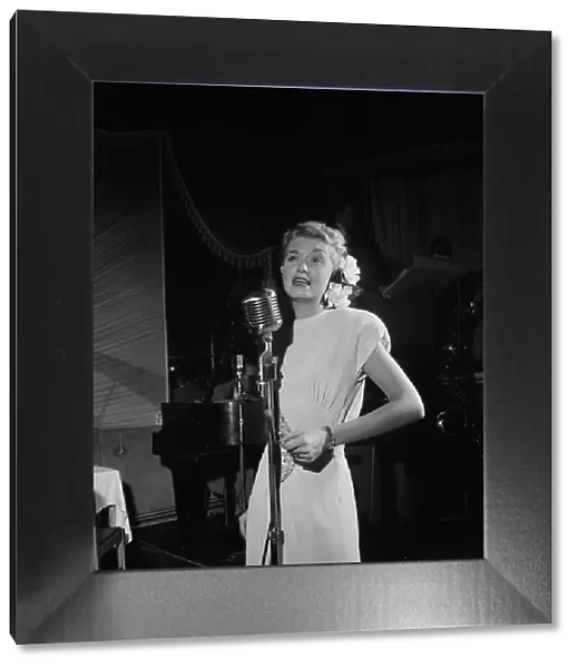 Portrait of June Christy, Club Troubadour, New York, N.Y. ca. Sept. 1947. Creator: William Paul Gottlieb