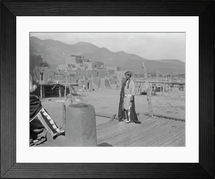Framed Print : [Taos Pueblo, New Mexico], between 1899 and 1928. Creator: Arnold Genthe