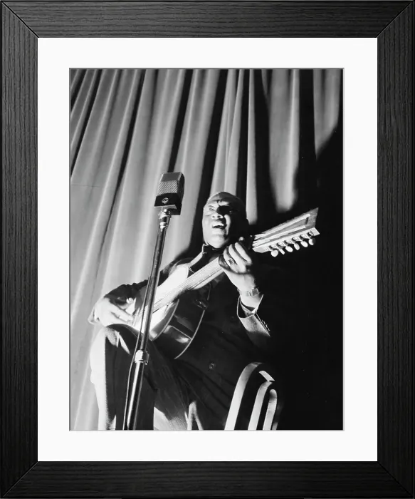 Framed Print : Portrait of Leadbelly, National Press Club, Washington, D.C. 1938. Creator: William Paul Gottlieb Framed Print : Portrait of Leadbelly, National Press Club, Washington, D.C. 1938. Creator: William Paul Gottlieb