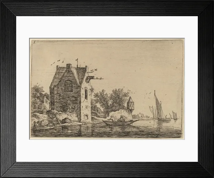 Framed Print : The Sentry Box on the Wall. Creator: Anthonie Waterloo Framed Print : The Sentry Box on the Wall. Creator: Anthonie Waterloo