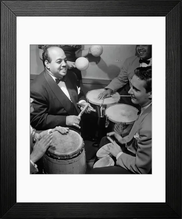 Framed Print : Portrait of Noro Morales and Humberto López Morales, Glen Island Casino(?), N.Y. ca. July 1947. Creator: William Paul Gottlieb Framed Print : Portrait of Noro Morales and Humberto López Morales, Glen Island Casino(?), N.Y. ca. July 1947. Creator: William Paul Gottlieb
