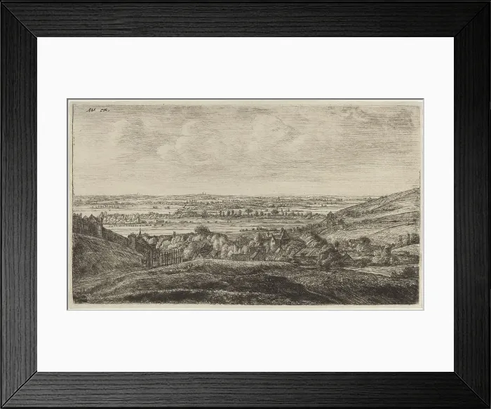 Framed Print : Hamlet in a Valley. Creators: Anthonie Waterloo, Jan Ruischer Framed Print : Hamlet in a Valley. Creators: Anthonie Waterloo, Jan Ruischer