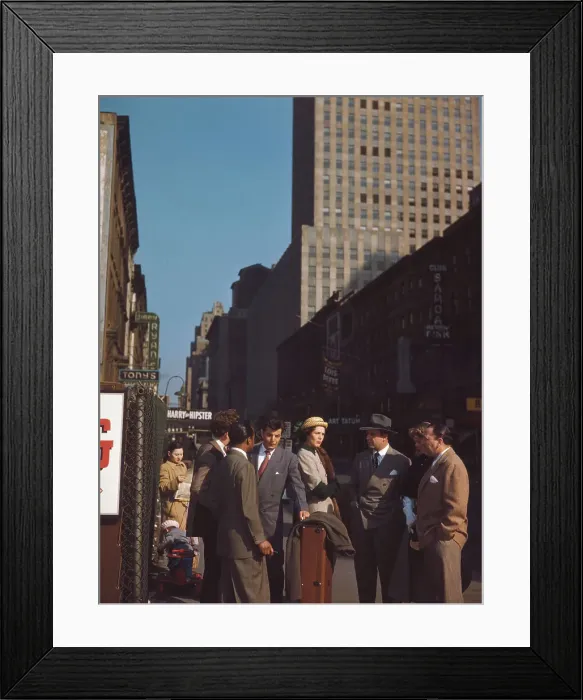 Framed Print : Portrait of Joe Marsala, Adele Girard, and Toots Thielemans, 52nd Street, New York, N.Y. ca. 1948. Creator: William Paul Gottlieb Framed Print : Portrait of Joe Marsala, Adele Girard, and Toots Thielemans, 52nd Street, New York, N.Y. ca. 1948. Creator: William Paul Gottlieb