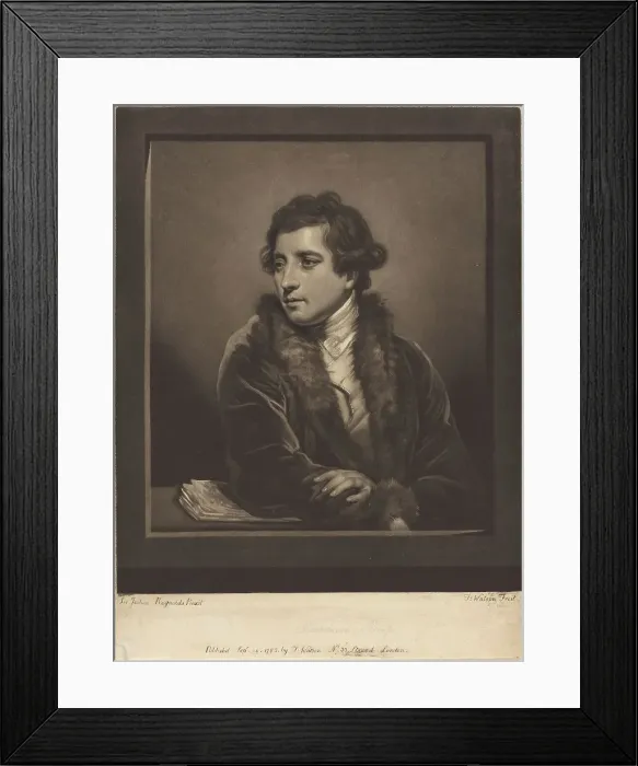 Framed Print : Francesco Bartolozzi, 1785. Creator: Thomas Watson Framed Print : Francesco Bartolozzi, 1785. Creator: Thomas Watson