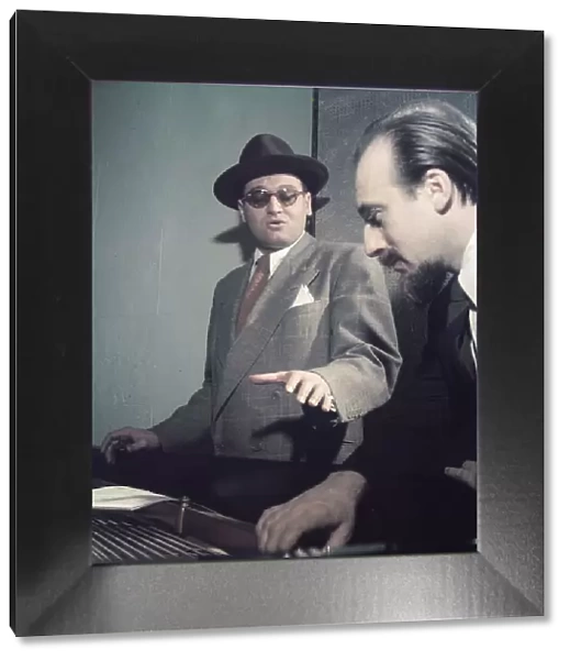 Portrait of Frankie Laine and Mitch Miller, New York, N.Y. 1946. Creator: William Paul Gottlieb