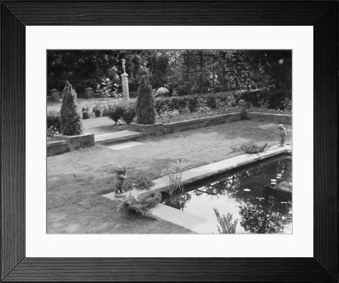 Framed Print : Edge, Charles N. garden, 1933 June 18. Creator: Arnold Genthe Framed Print : Edge, Charles N. garden, 1933 June 18. Creator: Arnold Genthe