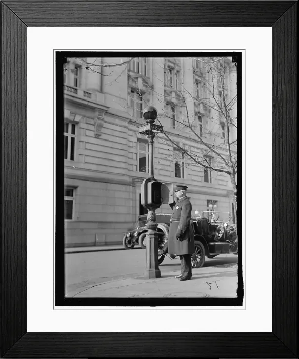 Framed Print : Police call box, D Street, between 1911 and 1920. Creator: Harris & Ewing. Police call box, D Street, between 1911 and 1920. Creator: Harris & Ewing Framed Print : Police call box, D Street, between 1911 and 1920. Creator: Harris & Ewing. Police call box, D Street, between 1911 and 1920. Creator: Harris & Ewing