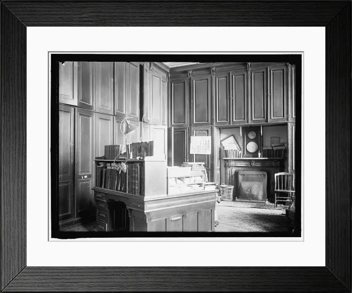 Framed Print : Unidentified office, between 1911 and 1920. Creator: Harris & Ewing. Unidentified office, between 1911 and 1920. Creator: Harris & Ewing Framed Print : Unidentified office, between 1911 and 1920. Creator: Harris & Ewing. Unidentified office, between 1911 and 1920. Creator: Harris & Ewing