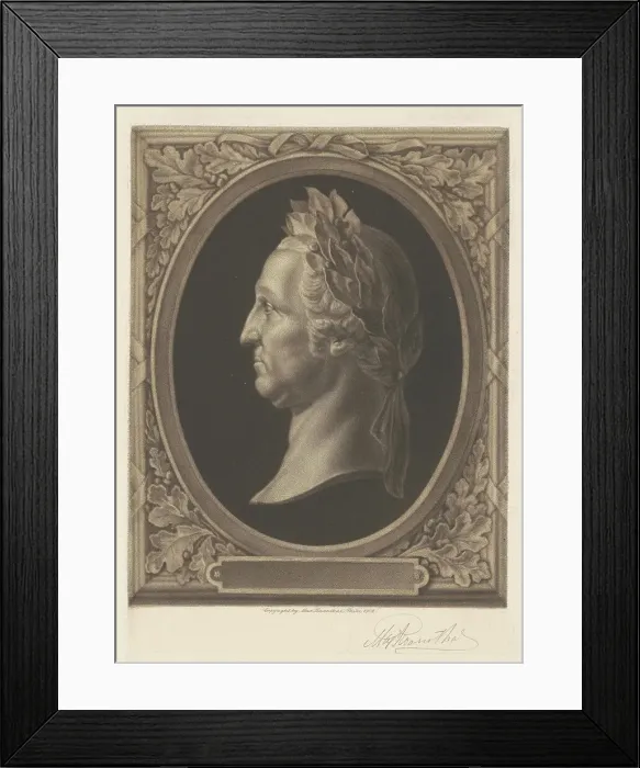 Framed Print : George Washington, 1902. Creator: Max Rosenthal Framed Print : George Washington, 1902. Creator: Max Rosenthal
