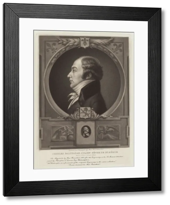 Framed Print : Charles Balthazar Julien Févret de Saint-Mémin, 1900. Creator: Max Rosenthal Framed Print : Charles Balthazar Julien Févret de Saint-Mémin, 1900. Creator: Max Rosenthal