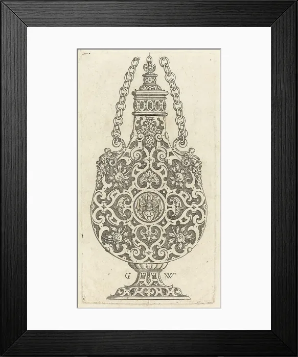 Framed Print : Flask. Creator: Georg Wechter I Framed Print : Flask. Creator: Georg Wechter I