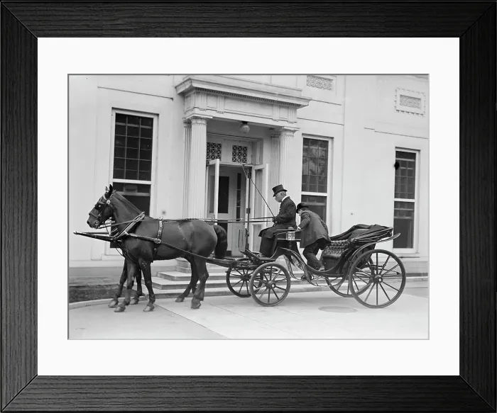 Framed Print : Lindley M. Garrison, Secretary of War, Getting Out of Carriage, 1913. Creator: Harris & Ewing. Lindley M. Garrison, Secretary of War, Getting Out of Carriage, 1913. Creator: Harris & Ewing Framed Print : Lindley M. Garrison, Secretary of War, Getting Out of Carriage, 1913. Creator: Harris & Ewing. Lindley M. Garrison, Secretary of War, Getting Out of Carriage, 1913. Creator: Harris & Ewing