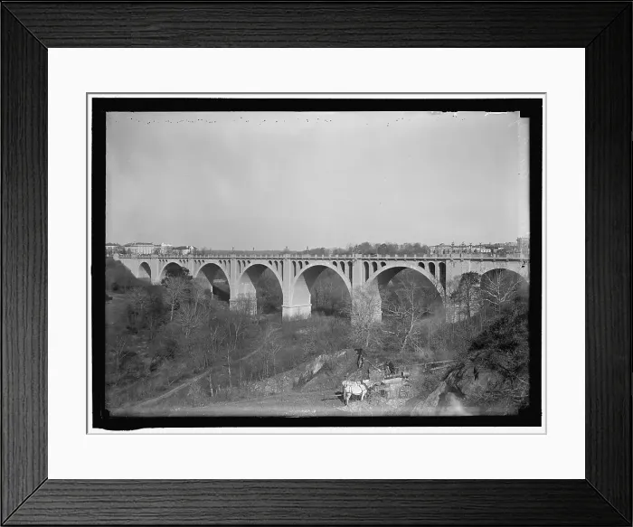 Framed Print : Taft Memorial Bridge, Rock Creek Park, between 1911 and 1920. Creator: Harris & Ewing. Taft Memorial Bridge, Rock Creek Park, between 1911 and 1920. Creator: Harris & Ewing Framed Print : Taft Memorial Bridge, Rock Creek Park, between 1911 and 1920. Creator: Harris & Ewing. Taft Memorial Bridge, Rock Creek Park, between 1911 and 1920. Creator: Harris & Ewing
