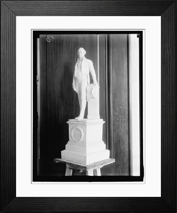 Framed Print : Model for a statue with the 1849 territorial seal of Minnesota on the pedestal, c1913-1917. Creator: Harris & Ewing. Model for a statue with the 1849 territorial seal of Minnesota on the pedestal, c1913-1917. Creator: Harris & Ewing Framed Print : Model for a statue with the 1849 territorial seal of Minnesota on the pedestal, c1913-1917. Creator: Harris & Ewing. Model for a statue with the 1849 territorial seal of Minnesota on the pedestal, c1913-1917. Creator: Harris & Ewing