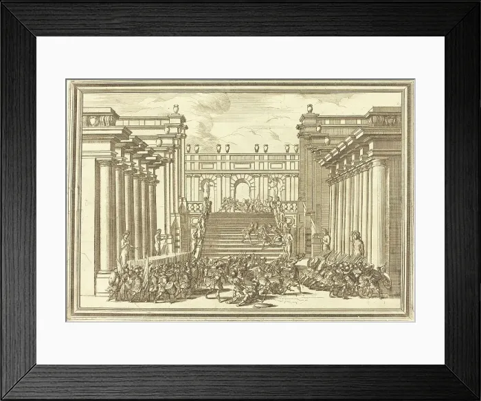 Framed Print : Il Greco in Troia: Plate 3. Creator: Arnold van Westerhout Framed Print : Il Greco in Troia: Plate 3. Creator: Arnold van Westerhout
