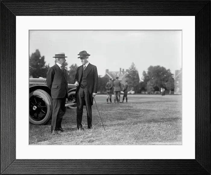 Framed Print : Robert Lansing, Secretary of State, Left, with John W. Davis, 1917. Creator: Harris & Ewing. Robert Lansing, Secretary of State, Left, with John W. Davis, 1917. Creator: Harris & Ewing Framed Print : Robert Lansing, Secretary of State, Left, with John W. Davis, 1917. Creator: Harris & Ewing. Robert Lansing, Secretary of State, Left, with John W. Davis, 1917. Creator: Harris & Ewing